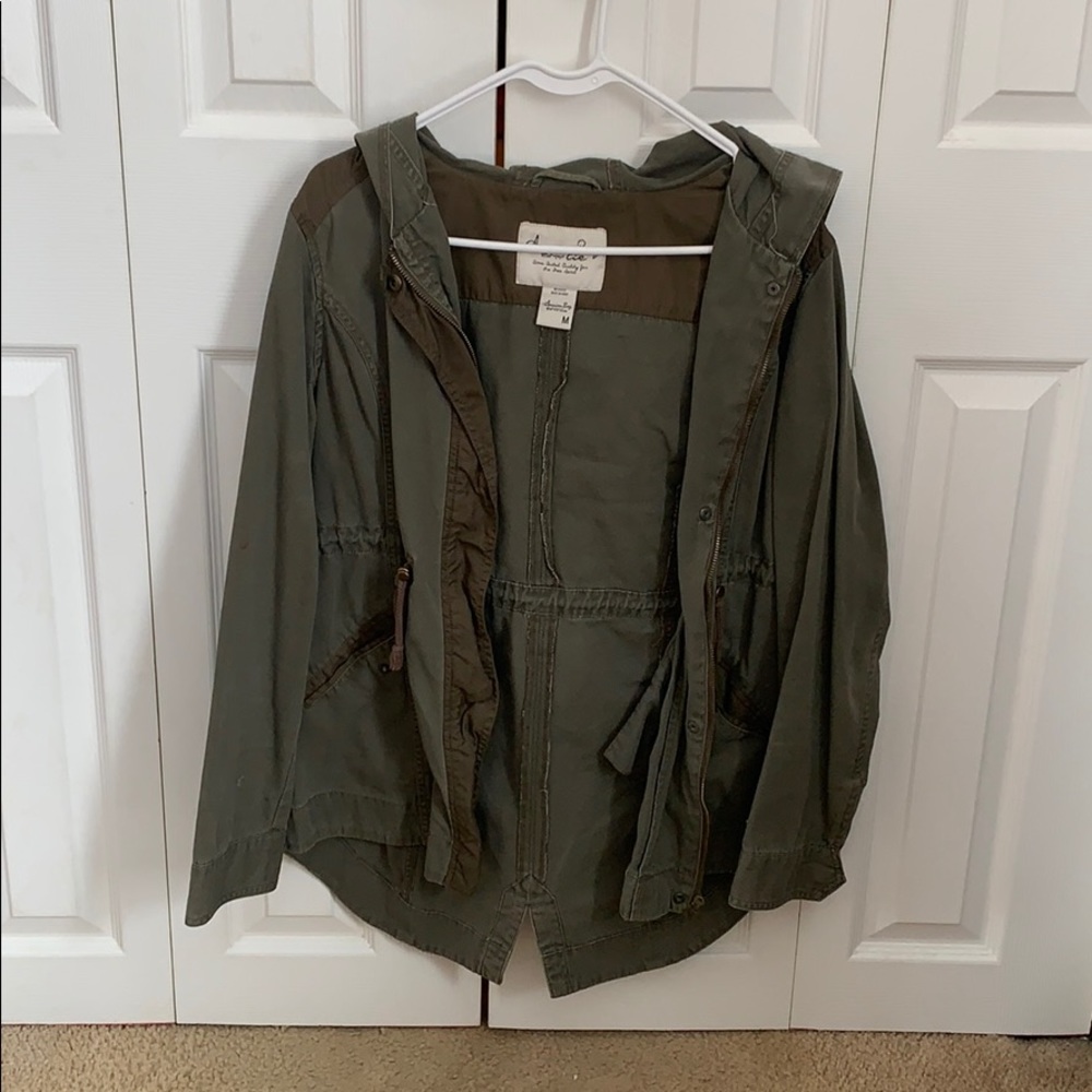 Women’s army green jacket